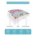 thumbnail image 4 of Twin Quilt Bedding Set, Spring Gnomes Reversible Summer Quilt 3 Pieces, Farmhhouse Floral Botanical Blue Plaid Lightweight Bedspreads Coverlets with 2 Pillow Shams for All Seasons, 4 of 5