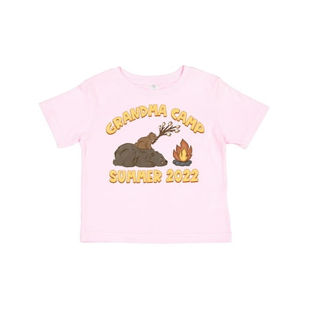 

Inktastic Grandma Camp Summer 2022 Gift Toddler Boy or Toddler Girl T-Shirt