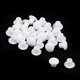 thumbnail image 3 of Uxcell 0.2'' Cubierta de tapa de tornillo tapón de agujero de bloqueo tipo botón plano plástico blanco 30pcs, 3 of 5