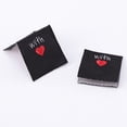 thumbnail image 4 of 100pcs Handmade Sewing Labels Chic Cloth Labels Clothing Accessories for Store Home (Black), 4 of 7