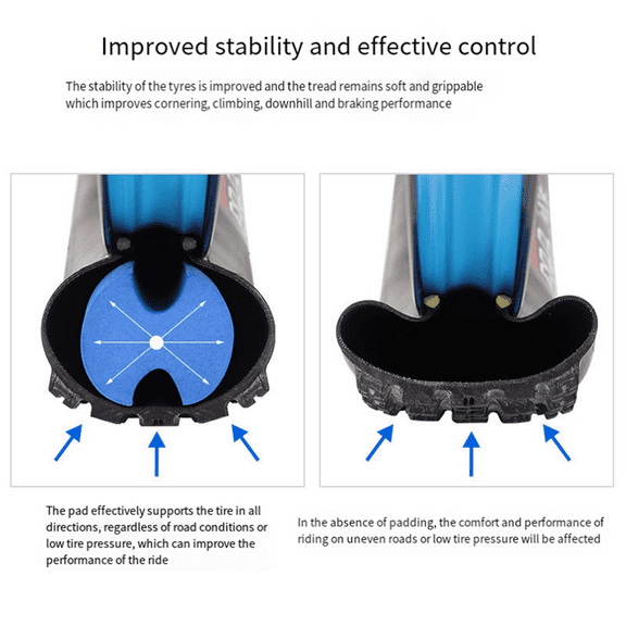Bike Tubeless Tire Insert Bicycle Tyre Air Rim Liner Tube Protector
