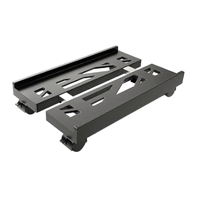 Support Mobile Ajustable pour CPU, Tour d'Ordinateur Ventilée avec 4 Roues Pivotantes