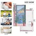 thumbnail image 6 of Yayeee 100% Cotton Hand Towels for Bathroom 16" x 28" Soft Absorbent Kitchen Towel, Pink Window, 6 of 7