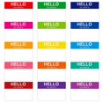 thumbnail image 1 of 150 pegatinas con etiquetas de nombre (3 x 2 pulgadas), insignias, cáscaras y pegatinas "Hello My Name is" Na, 1 of 5
