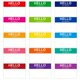 thumbnail image 1 of 150 pegatinas con etiquetas de nombre (3 x 2 pulgadas), insignias, cáscaras y pegatinas "Hello My Name is" Na, 1 of 5