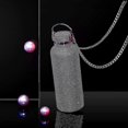 thumbnail image 5 of Sparkling Diamond Water Bottle, Insulated Rhinestone Stainless Steel, Diamond Thermal Bottle With Chain, 5 of 5