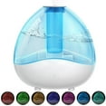 thumbnail image 2 of Small Humidifier 1.5L Portable Personal Desktop Humidifier Quiet Ultrasonic Mist Humidifier with 360 degrees Nozzle for Off, 2 of 9