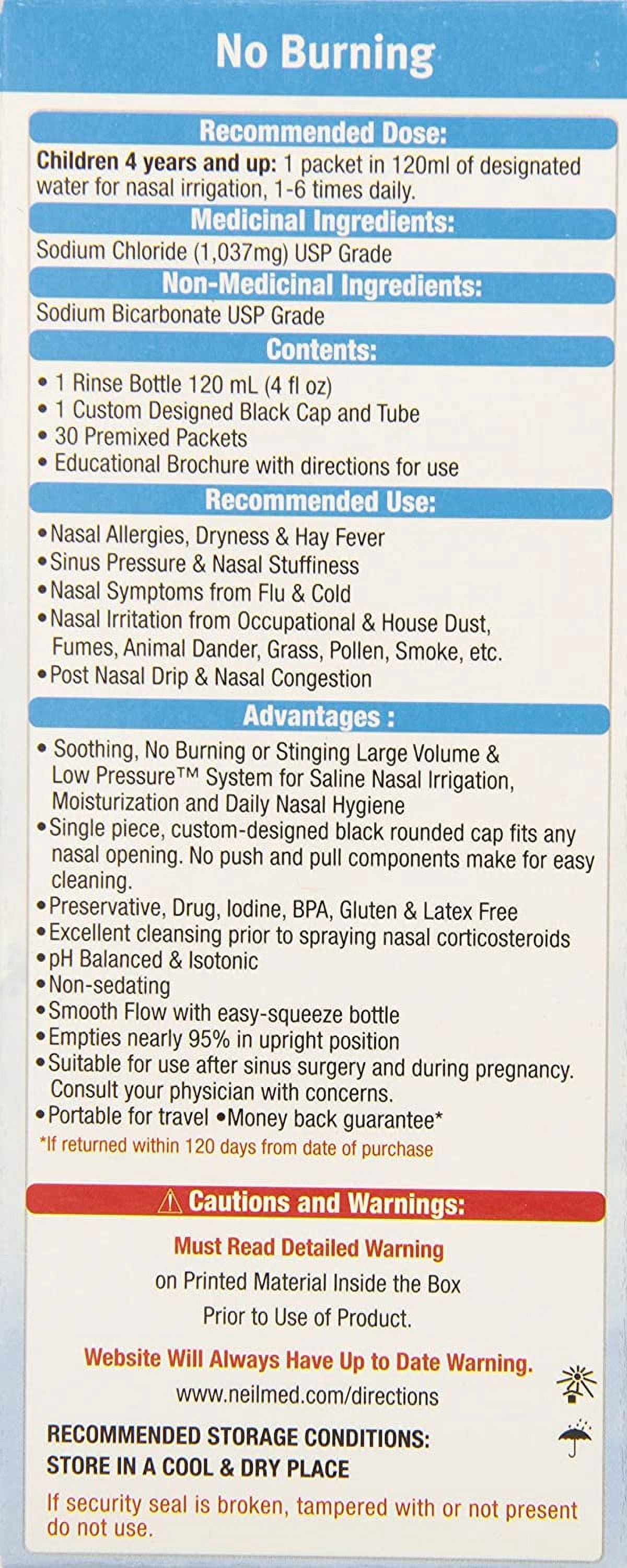 NeilMed Sinus Rinse Pediatric Starter Kit 1 Each (Pack of 4)