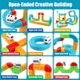 thumbnail image 6 of Electric Train Set Tracks, Sendida 3D Infinity Modular Building Blocks STEM Learning Toy for Kids Toddlers Boys & Girls Freely Assembled Race Tracks with Electric Train (Standard Edition), 6 of 10