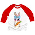thumbnail image 4 of Jamsmile Toddlers Girls T-Shirts Easter Day Bunny Print Long Sleeve T Shirts Cute Holiday Graphic Tee Soft Girls Playwear Tops, 4 of 4