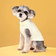 thumbnail image 6 of Dog Sweater Warm Sweater Winter Clothes Puppy Soft Coat Pure Color Dog Sweater for Small Medium and Large Dogs Pet Clothing Boy Girl,Black,S, 6 of 9
