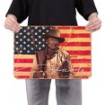 thumbnail image 4 of Placa Metal Vintage John Wayne Pintura Hierro Rectangular Arte La Pared 40x30cm, 4 of 9