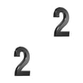 thumbnail image 4 of Matsuzay Números de casa para exterior, marcas numéricas negras, piezas de signos de número, signo de número, herramientas de marcado de Type3 NO3, 4 of 6