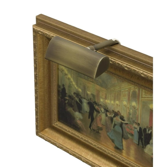 House of Troy Traditional 4" Antique Brass Picture Light
