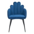 thumbnail image 3 of Noosa Dining Chair Navy Blue Dining Chair, Modern Style, Soft and smooth velvet fabric, Plywood, Indoor Dining, 3 of 5