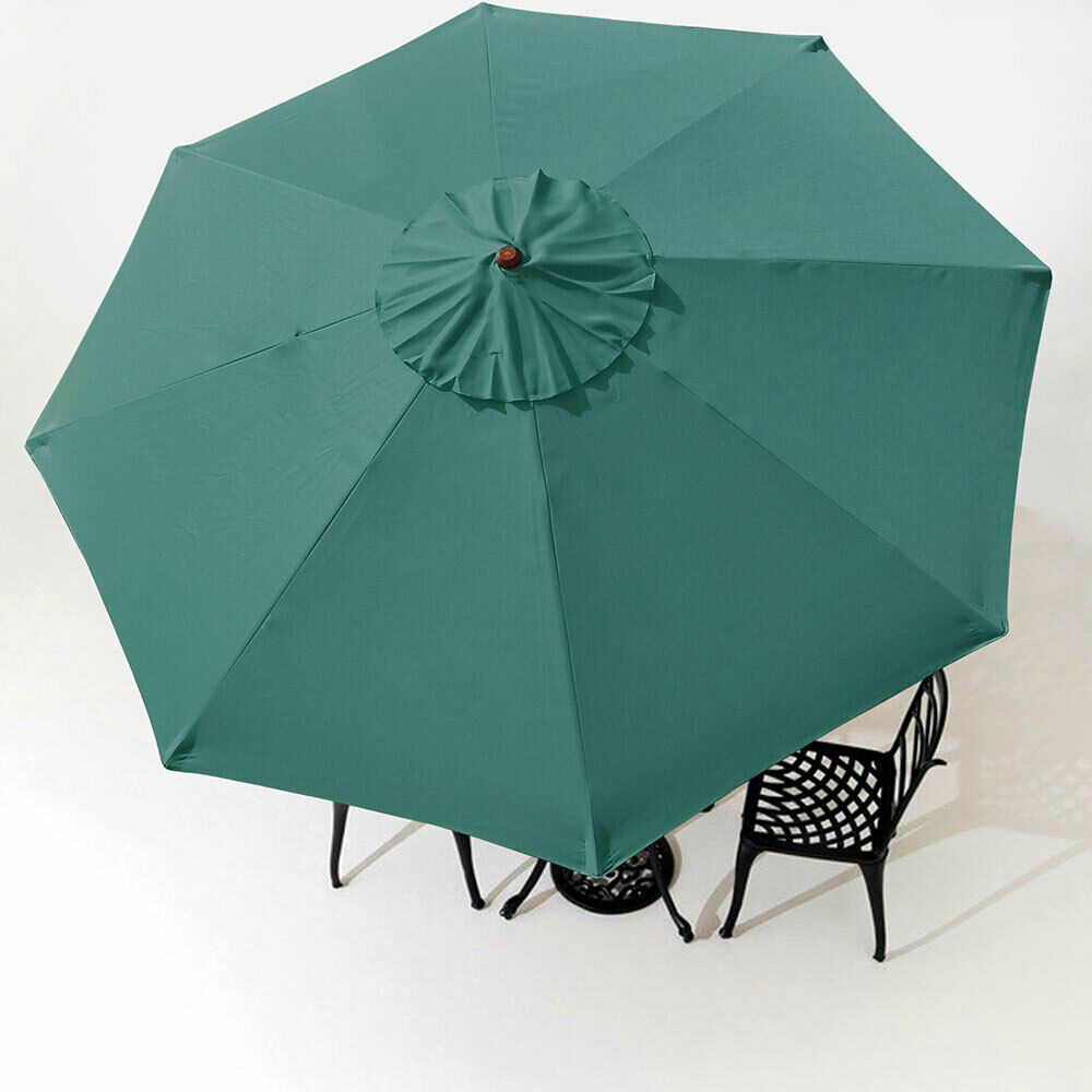 9FT Patio Umbrella Canopy Top Cover Replacement ONLY 8 Ribs Market