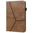 thumbnail image 4 of Allytechgroup iPad Pro 13 2024  Case, Slim Fit Premium PU Leather Flip Cover Multi Angle Viewing Stand Auto Sleep Wake Shockproof Case for Apple iPad Pro 13 2024 M4, Brown, 4 of 12