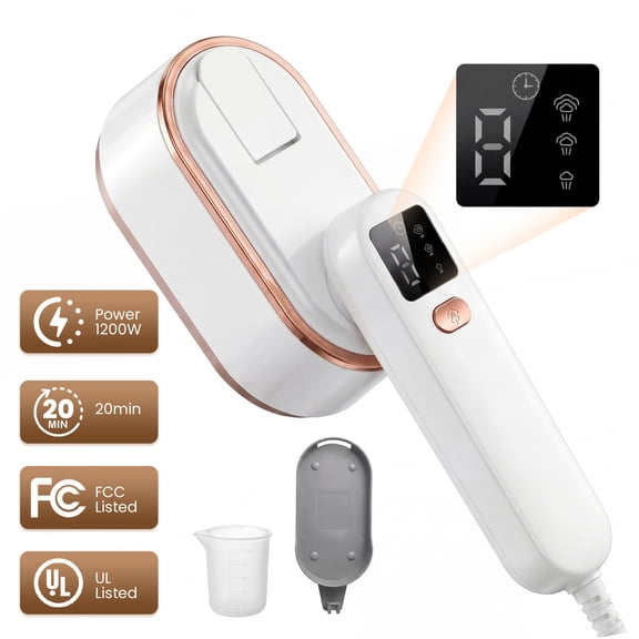 Steamer for Clothes, Handheld Garment Steamer ,Fast Wrinkle Remover Portable Garment Steamer, Ideal for Home, Office, Travel, White