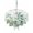 Green, variant on Outdoor Tablecloths with Umbrella Hole & Zipper, Grey Eucalyptus Leaves Round Tablecloths 60 Inch, Watercolor Spring Summer Botanical Waterproof Table Cloth, Patio/Pool/Picnic Table Covers