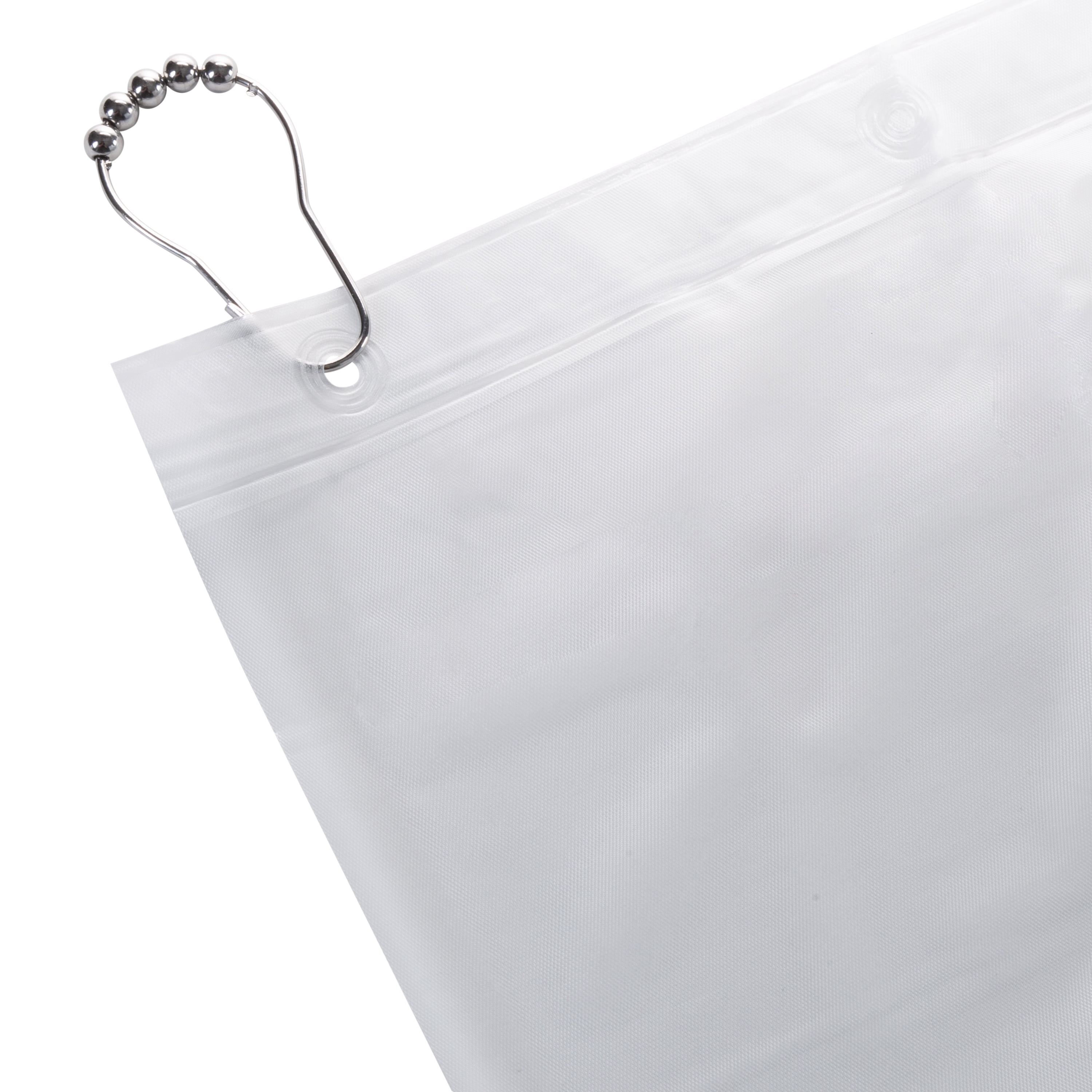 Bath Bliss Shower Liner in Clear Frost