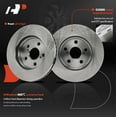thumbnail image 4 of A-Premium 10.04 inch (254.9 mm) Front Vented Disc Brake Rotors + Ceramic Pads Kit Compatible with Select Toyota Models - Corolla 2020/2022, Prius 2016-2022, Prius AWD-e, Prius Prime, 6-PC Set, 4 of 6