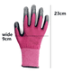 thumbnail image 2 of 2 pares de guantes de látex antideslizantes para jardinería, guantes transpirables a prueba de trabajo para obras de construcción Rojo Verde Cocina, Decoración y Otros, 2 of 5