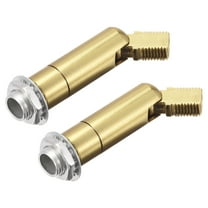 Uxcell Sloped Ceiling Adapter 180/355 Degree Swivel for Chandelier Light Gold Bronze 2 Pack