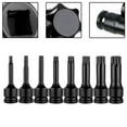 thumbnail image 2 of 1 Pcs Torx Socket Bits 1/2 Inch Drive Socket Adapter Screwdriver Bits T30 Series, 2 of 11