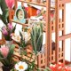 thumbnail image 4 of DIY Miniature Dollhouse to Build, 1:24 Wooden Miniature Dolls House Kit with Furniture and Tools, DIY Crafts House Model Gift, Flower House, 4 of 5