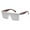 Transparent frame, variant on Retro Square Frame Sunglasses Mens Womens Flat Top Square Mirror or Tinted Lens