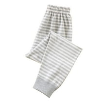 fatyb Boys Girls Cotton Lounge Pants Stripe Jogger Pajama Pants Casual Elastic Waist Bottoms Sleepwear
