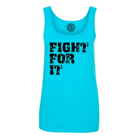 Fight For it Workout Apparel Womens Graphic Tees Tank Top