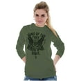 thumbnail image 2 of Land of the Free Because of the Brave Unisex Plus Size Long Sleeve Shirt Brisco Brands 2X, 2 of 3