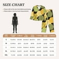 thumbnail image 4 of Honeii Bee honey print Women's Pajama Sets Long Sleeve Button Down Sleepwear Nightwear Soft Pjs Lounge Sets-X-Large, 4 of 7