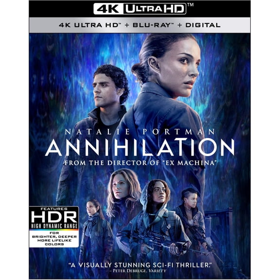 Película Aniquilación Paramount 4K UHD Blu-ray Digital