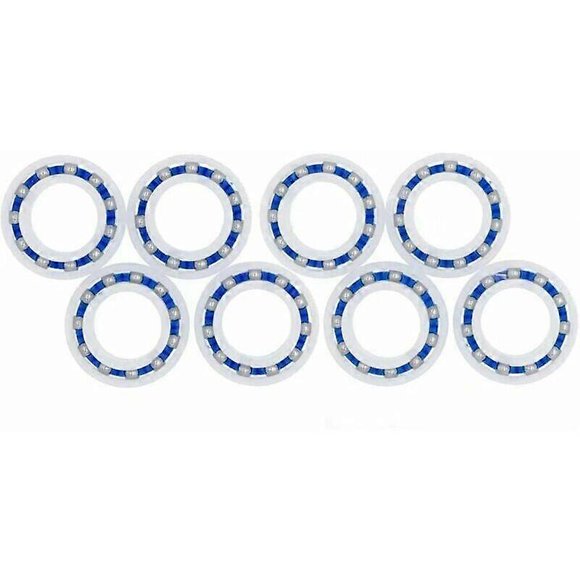 Set of 8 Polaris 280 180 Robot Wheel Bearings Adaptable for C60 C-60 Pool Cleaner