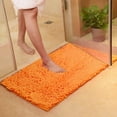 thumbnail image 1 of Alfombra de baño Vctops, felpa otoñal, naranja, de felpilla, 80 x 160 cm, microfibra, 1 of 6
