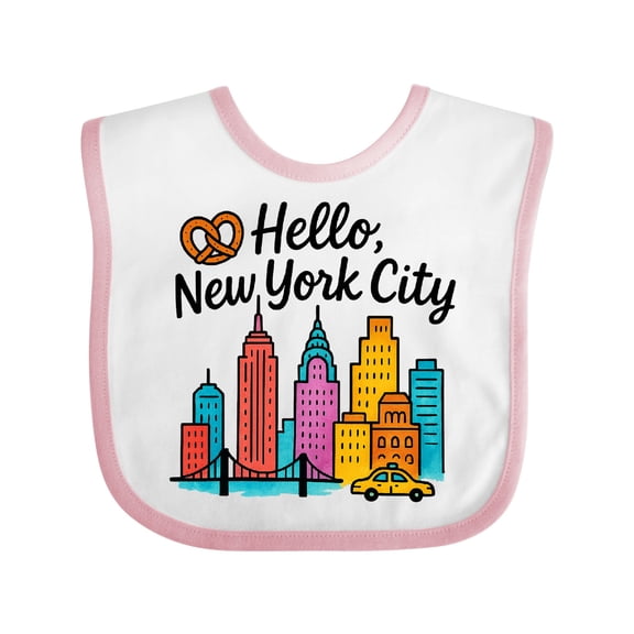 Inktastic New York City Boys or Girls Baby Bib