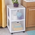 thumbnail image 3 of Sterilite Ultra™ 2 Drawer Cart- White, 3 of 3