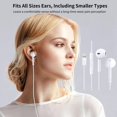 thumbnail image 3 of Auriculares con cable Fouhurt con micrófono para iPhone 14/13/12, 3 of 7