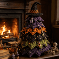thumbnail image 4 of Ktlvex DIY Halloween Quilted Fabric Tree Kit Handmade Halloween Tabletop Tree Decor Sewing Craft Kit for Holiday Home Decoration & Gift (I）, 4 of 4