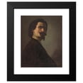 thumbnail image 2 of František Klimkovič 12x14 Black Modern Framed Museum Art Print Titled - Portrait of a Man (1858-1860), 2 of 5