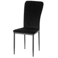 thumbnail image 4 of Modern And Contemporary Tufted Velvet Upholstered Accent Dining Chair, 4 of 9
