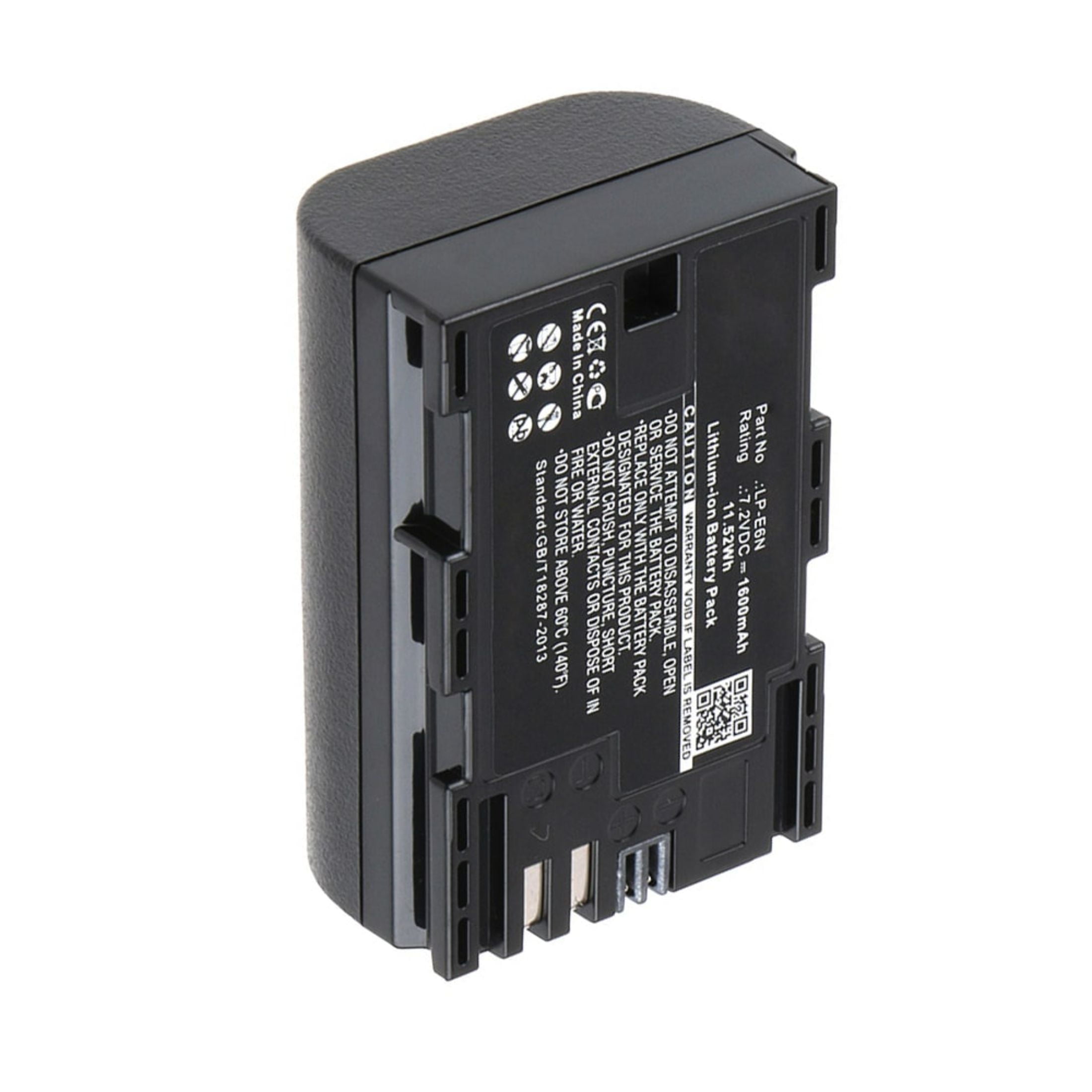 Replacement Battery for Canon EOS 70D (1600mAh Li-ion 7.2V