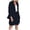 Black, variant on Dressy Casual Outfits for Women Fashion Suit Collar Long Sleeve Cardigan and Shorts Suit Ladies Womens Suits 2 Piece Set Business Blue,S