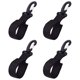 thumbnail image 1 of Muyoka 4 piezas Kayak Paddle Hook Correa Kayak Paddle Holder Kayak Paddle Clip Boat Paddle Keeper Paddle Storage Holder Accesorios para Kayak Boat Canoe (Negro) Muyoka Hogar, 1 of 7