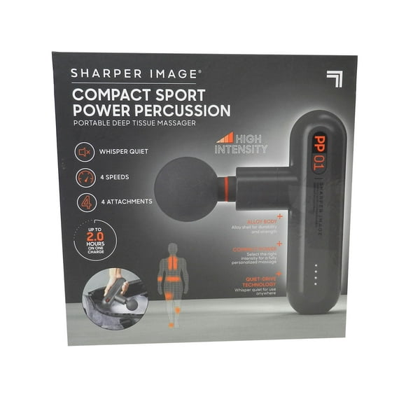 Sharper Image Compact Sport Power Percussion Portable Deep Tissue Massager