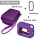 thumbnail image 2 of Accesory JCHPINE Funda de silicona y funda rígida de viaje para altavoz Bluetooth ultraportátil JBL Go 4, 2 of 8