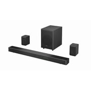 Hisense AX Series 5.1.2 Ch 420W Soundbar with Wireless Subwoofer, Wireless Rear Speakers, and Dolby Atmos (AX5120G, 2023 Model)
