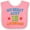 Pink and White, variant on Inktastic My Great Aunt is Awesome Boys or Girls Baby Bib